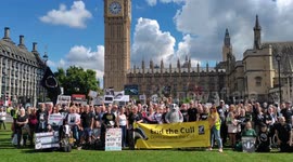 Kill the cull protest in London, UK