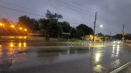 Evening Rainstorm in San Antonio