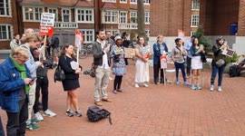 Justice for Grenfell Rally at Kensington Town Hall