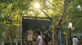 Memorial basketball zone set up in Zagreb to commemorate Drazen Petrovic