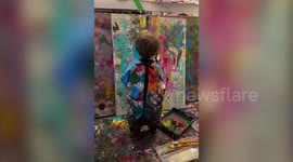 Germany: Boy Aged Two Offered GBP 250,000 For His First Painting