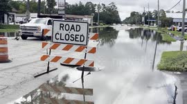 Persistent Flooding Closes St. Augustine Road