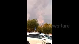 US: Line Fire Grows Explosively, Prompts Evacuation In Highland, Southern California