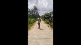 Telangana Man puts Cobra’s Head Inside Mouth To Be Famous , snake bites him