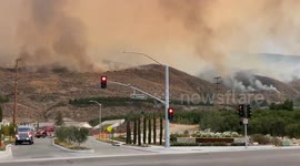 US: Line Fire Grows Explosively, Prompts Evacuation In Highland, Southern California 6