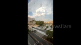 US: Line Fire Creates Pyrocumulus Clouds In Southern California 2