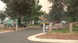 United States: Running Springs Line Fire Continues Burning Out Of Control 4