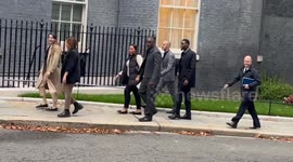 Idris Elba arrives at 10 Downing Street to meet Keir Starmer