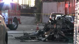 USA: Body Discovered/Inside BurntARV