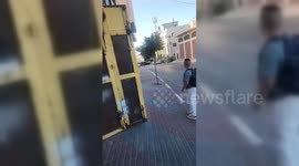 Palestinian Students Face Military Checkpoins