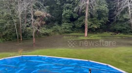 US: Thunderstorms Dump Heavy Rain On Rochester Area, New York 3