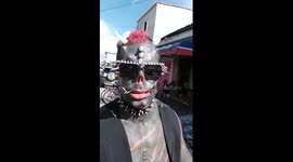 Human 'devil' gets new passport with his Satanic name and picture with no nose (part 2)