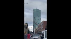 Tower Imploded in Lake Charles, Louisiana
