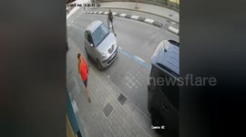 Brave woman refuses to allow thief to steal her bag and he has to flee empty handed