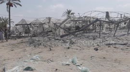 Gaza Strip: Israel strikes Gaza tent camp, leaving at least 40 dead