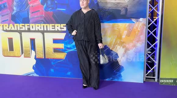 Matt Hey attends the Australian Premiere of Transformers One red carpet ...