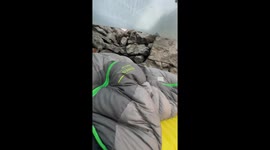 Sleeping on top of a mountain solo without a tent in Colorado