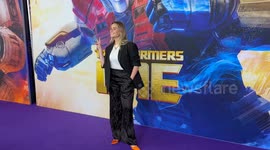 Ainslie Harvey attends the Australian Premiere of Transformers One red carpet