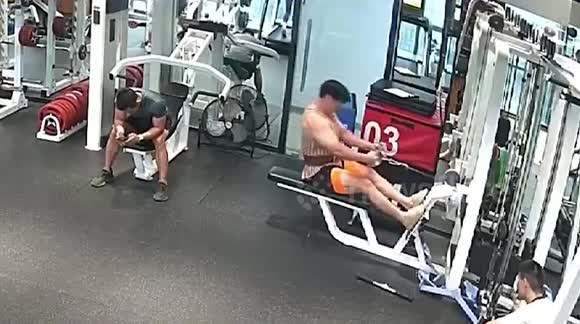 Rowing machine snaps sending gymgoer tumbling backwards - Buy, Sell or ...