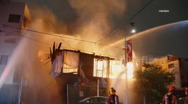 USA: Chinatown Major Emergency Commercial Fire Part 2