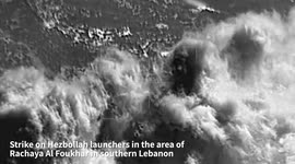 Lebanon: The IAF struck a number of launchers in the area of Rachaya Al Foukhar in southern Lebanon