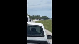 Traffic brought to standstill as emergency services respond to Trump assassination attempt