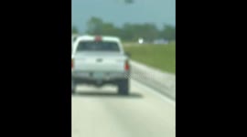 Helicopters circle overhead as emergency services rush to scene of assassination attempt on Donald Trump