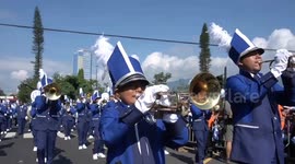 El Salvador celebrated its independence with a parade