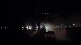 Manhattan hit by climate change as Hurricane Sandy causes unprecented power outage.