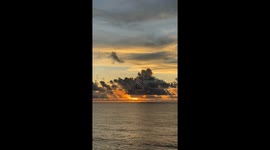 My sunset from Hawaii