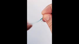 The easiest way to tie a blood knot