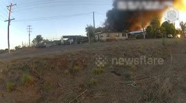 Australia: Mount Isa Police Heroically Save Dogs Amid Industrial Fire