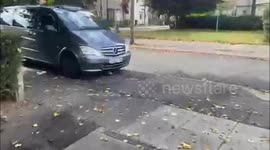 Man fuming after catching cabbie 'doing poo outside his house' on CCTV