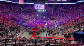 Trump rally at Nassau Coliseum packed with crowd