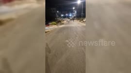 Israel: Hezbollah Rocket Fragment Falls Into Nazareth Street