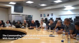 Israel: The Commanding Officer of the Northern Command meets with the heads of the local authorities in the north