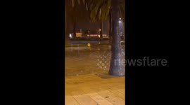 Spain: Severe Weather Hits Salou, Tarragona Causing Flooding 2