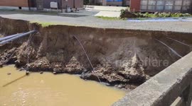 Japan: Damage From Flooding In Wajima