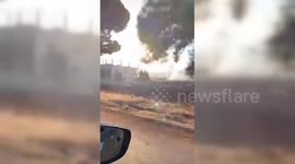 Lebanon: Damage to the town of Sarein in the Bekaa due to the continuas Israeli raids