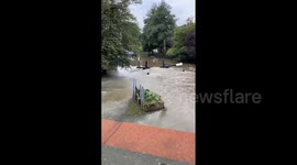 UK: River Nene Bursts Its Banks In Northampton, Leaving One Dead