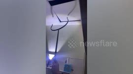 Trespasser caught by police hiding in home ceiling