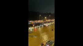 Heavy Rains Cause Chaos in Mumbai: Flooded Highways and Widespread Traffic Jams