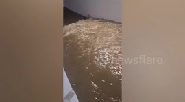 Patients evacuated as flood surges into hospital in northern Thailand