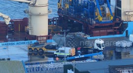 Main wreckage of Navy helicopter involved in fatal crash salvaged from English Channel