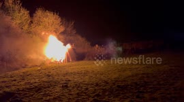 UK ghostly gallop: Horse spirit caught in bonfire flames?