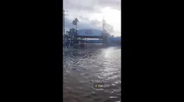 Hurricane Helene Causes Naples Bay to Crest, Flooding Downtown Naples
