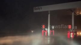 USA: Hurricane Helene, Strong Winds And Rain In Perry, FL