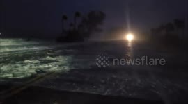 US: Bradenton's Palma Sola Causeway Flooded, Closed Due to Storm Damage