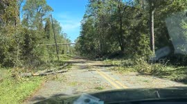 Hurricane Helen Leaves NE Hickory Grove Road in Turmoil: Fallen Trees and Power Disruptions