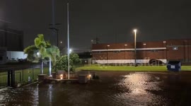 Flooding Traps Videographer in Channelside